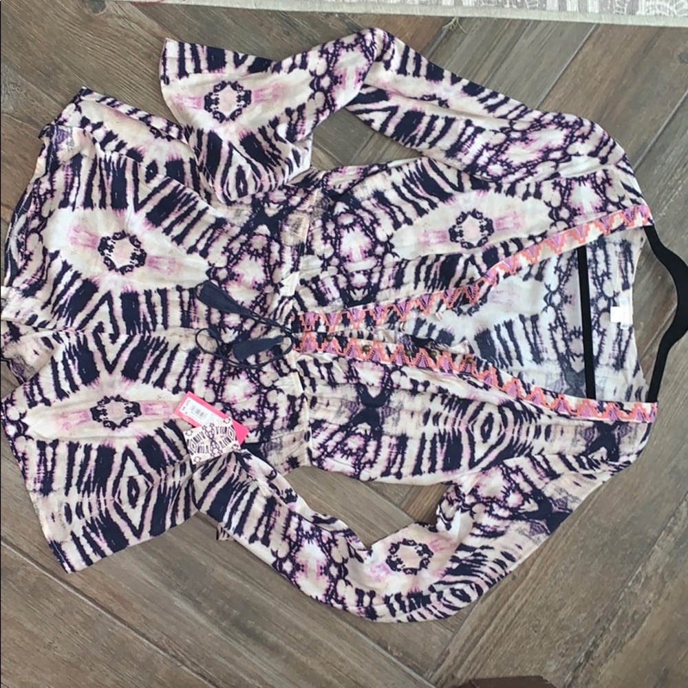 Tie dye long sleeper romper